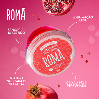 Gelatina de Banho Sabonete Corporal Romã 55g